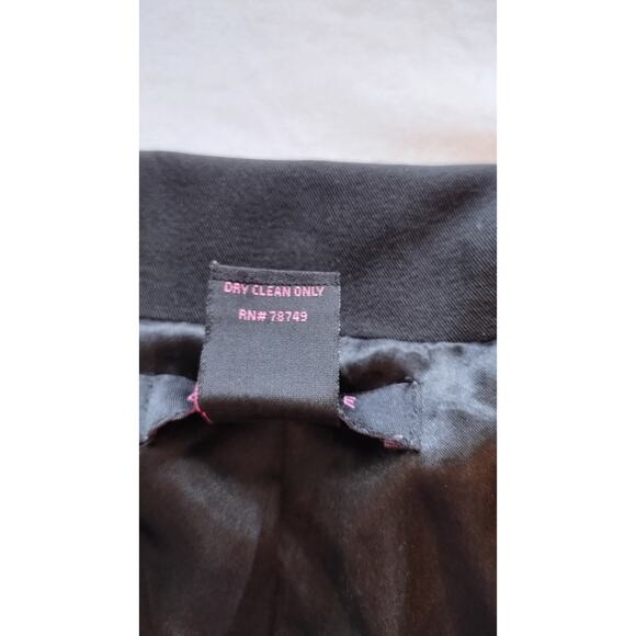 Luxe Arden B Women's Blazer Jacket Lined Long Sleeve Black wiht buttons Size XL - Picture 8 of 13
